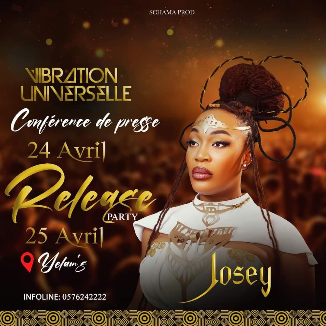 L'artiste Josey annonce les couleurs de sa '' Vibration Universelle ''