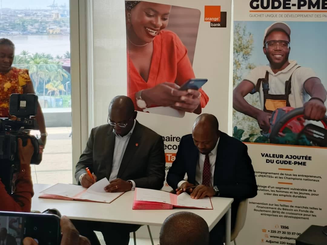 Soutien aux startups ivoiriennes : 1 milliard de FCFA via Orange Bank Africa et GUDE PME
