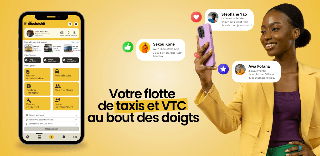 Dioulatchê, l’appli de gestion écoresponsable des flottes de transport en Afrique