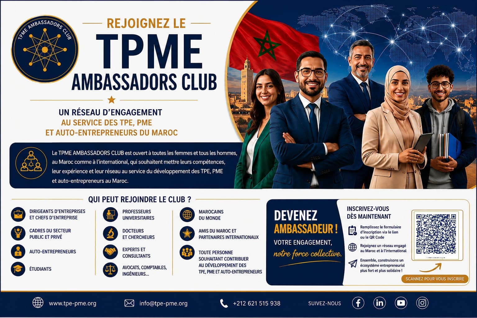 Maroc : la CM-TPME lance le TPME AMBASSADORS CLUB pour renforcer les réseaux des petites entreprises