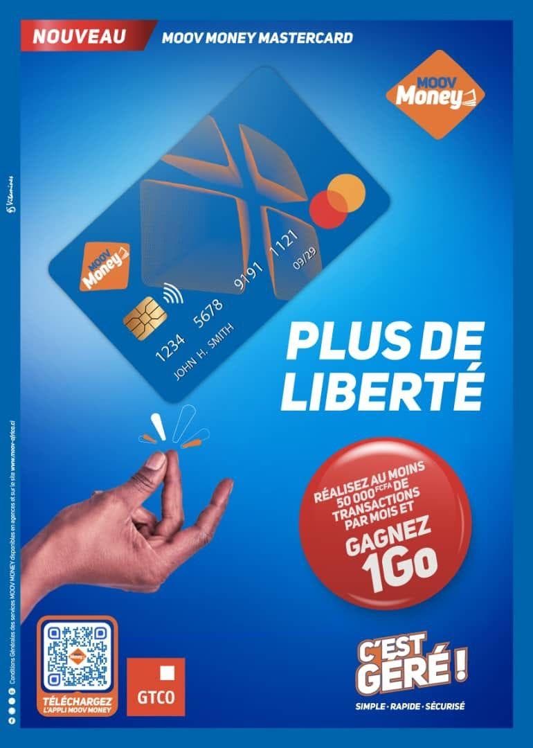 Moov Money lance sa carte Mastercard et rejoint la bataille des solutions de paiement en Côte d’Ivoire