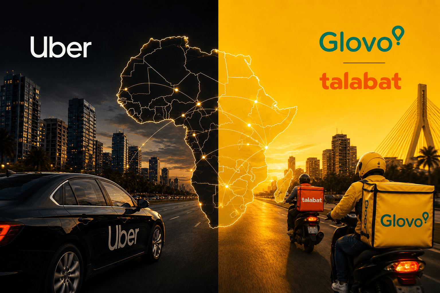 Uber va récupérer les activités africaines de Glovo et de Talabat